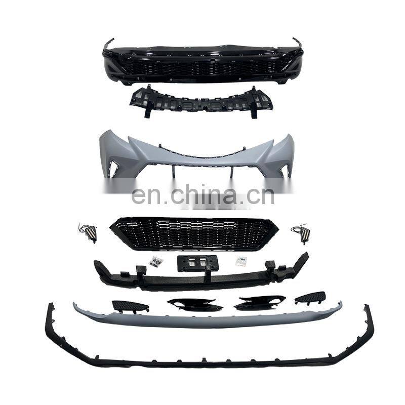 Runde Newest Kit For 2021+ Toyota Sienna Upgrade XSE Sport Body Kit Front Bumper Grille Fog Lights Rear Bumper