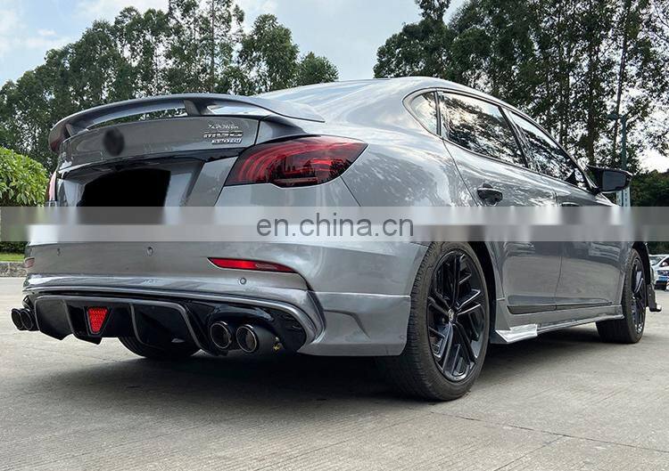 Runde Car Modification PP Material Front Lip Rear Lip Side Skirt Suitable For 2020-2021Third Generation Morris Garages 6 Body Kit