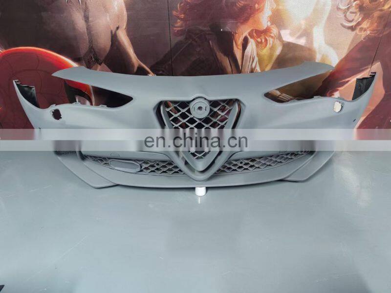 Runde Newest For Alfa Romeo Stelvio upgrade Four-Leaf Clover Front Bumper Kit
