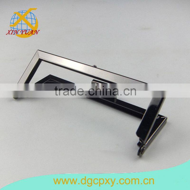 Top quality bag frame china direct supplier gun color coin purse frames with square clasp