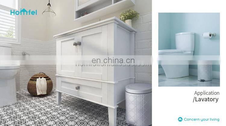 Round Trash Bin Entry-level Powder Coating Pedal Bin With Removable Inner Bucket