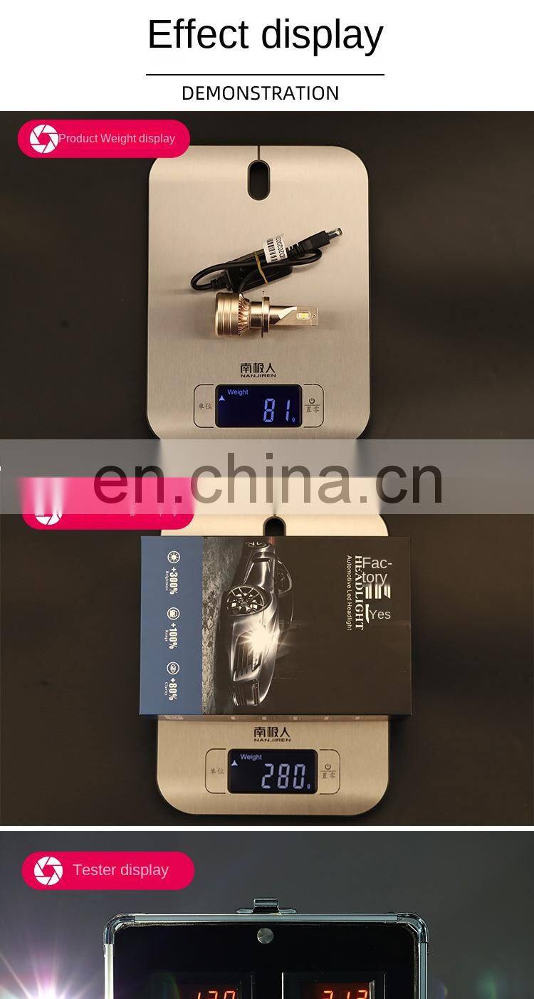 Factory S6 120w 3800LM projector lens H1 H4 h11 h7 9005 9006 9012 auto car led light motorcycle bulb h4 led headlights