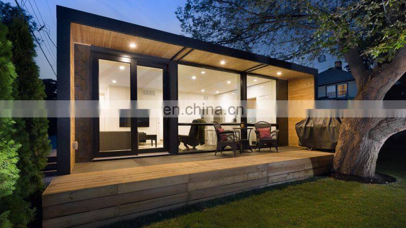 Steel frame building prefab house expandable Shipping Container House