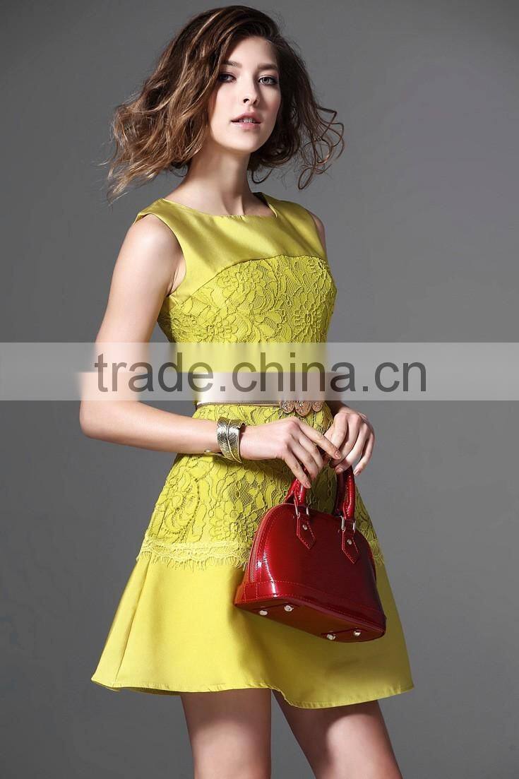 Sexy Slim Dress Sleevess Lace Dress womans evening dress