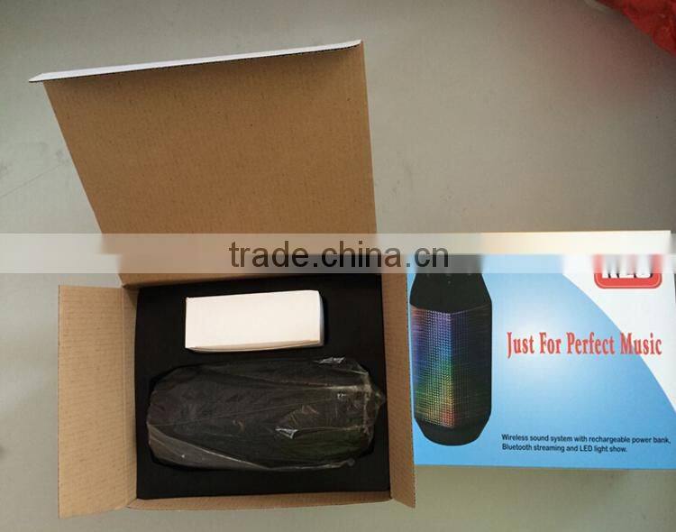 High Quality K20 NFC Portable LED Aux-in Bluetooth Speaker With USB