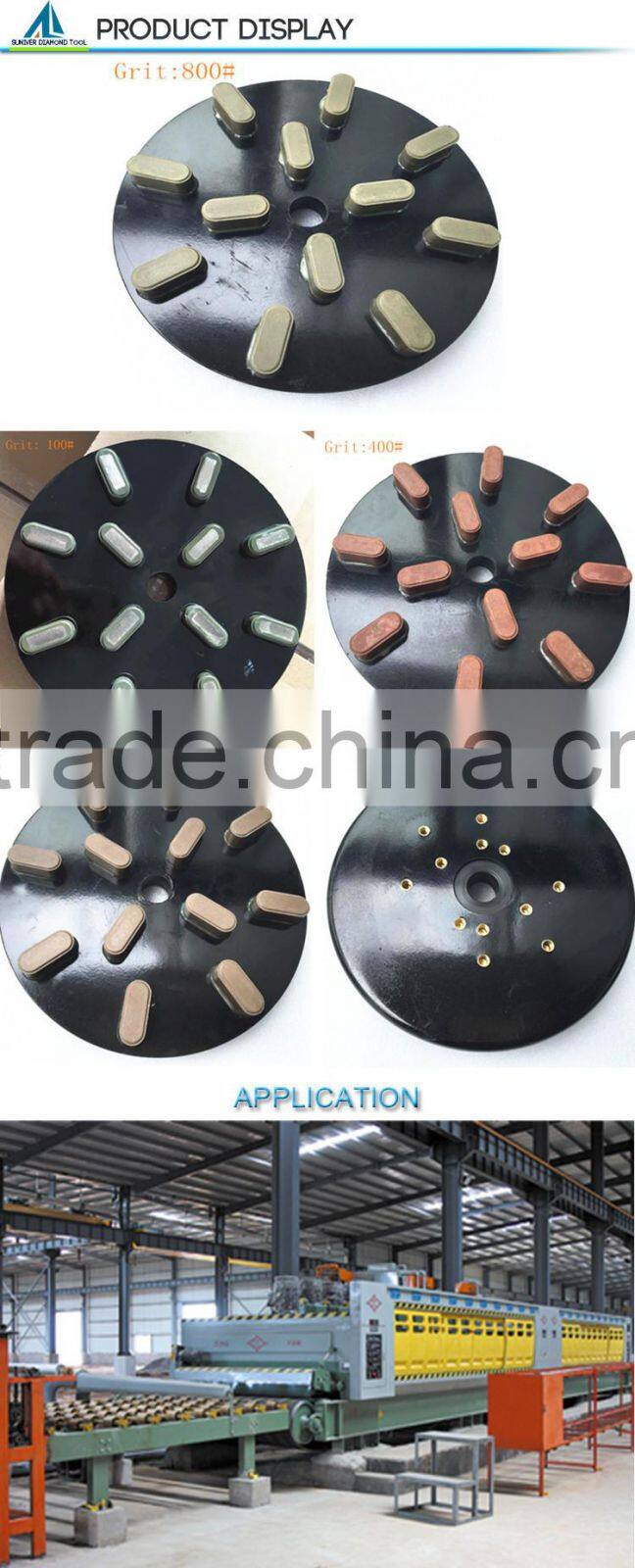Best quality metal resin bond grinding disc for granite slab auto grinding machine