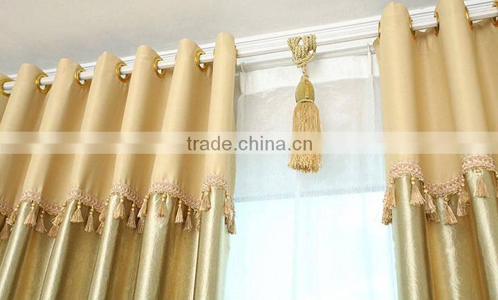 New style Embossed Blackout Curtains for Living room fabric window curtain