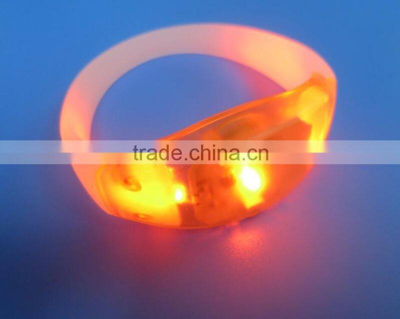 Hot Selling voice control led bracelet sound activated glow bracelet for party clubs concerts dancing christmas