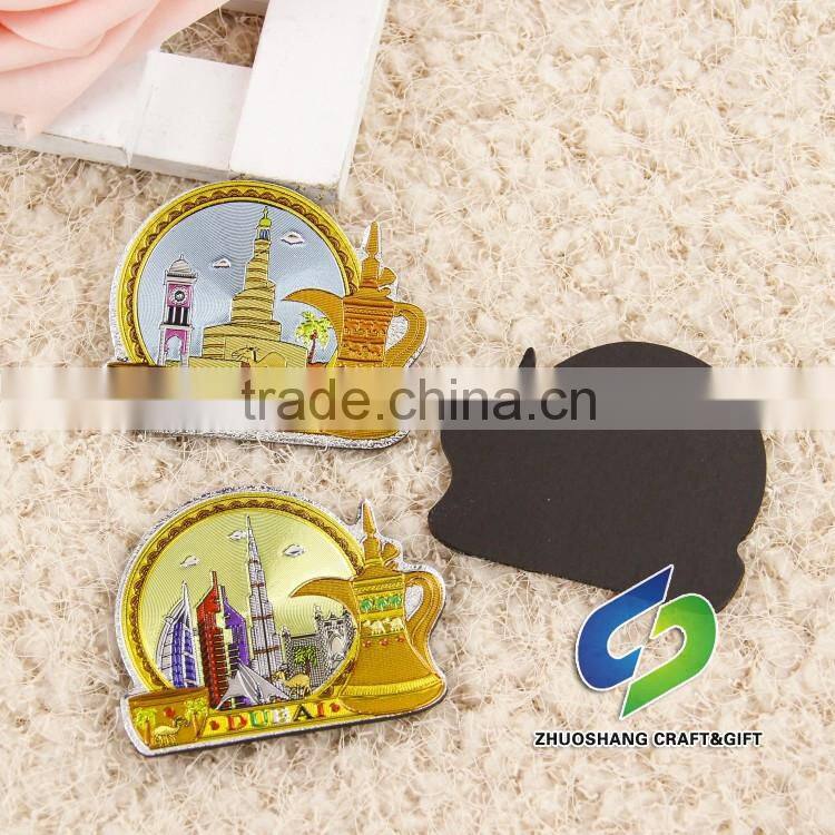 3D aluminum foil paper fridge magnet