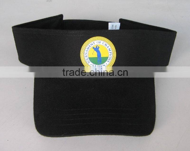 New design 100%polyester blank sun visor hats