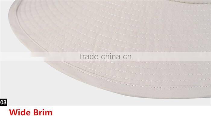 2015 Hunting Fishing Outdoor Cap Washed Cotton Bucket Hat With String