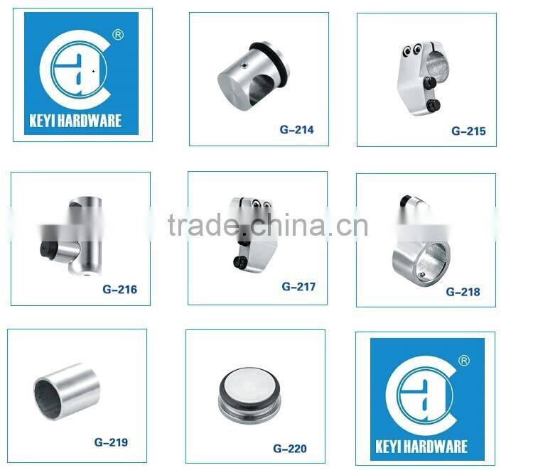 G-206 Glass clamp /sliding door tube track clamp/adjustable tube clamps