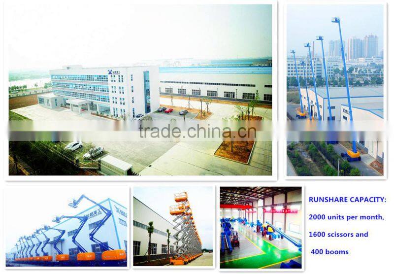 23m electric building platform lift table