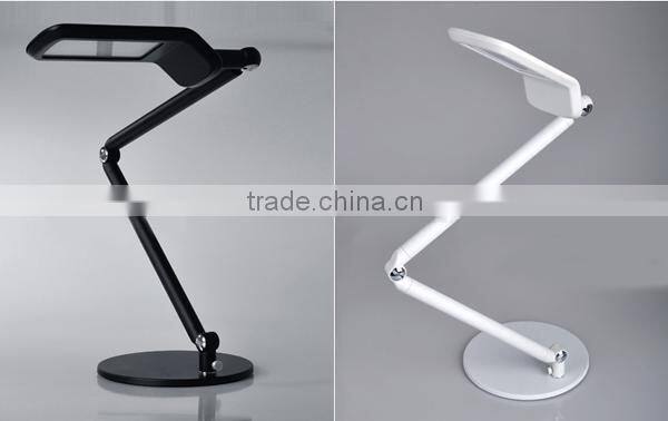 7W study led table lamps JK837 Folding adjust long arm antique table lamp