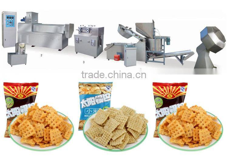 Automatic fried rice crust food machinery