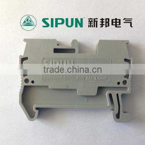 2.5sq spring terminal block with brass conductor