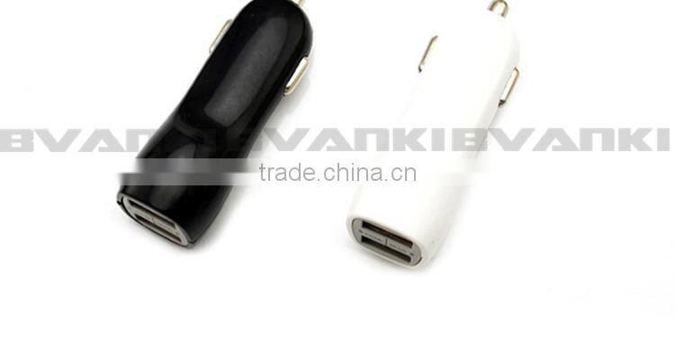 Colorful Car charger usb 5v dual port usb car charger for Samsung galaxy s5 / power bank / tablet pc 110V-240V usb adapter