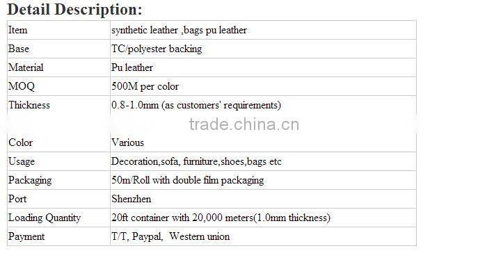 Microfiber pu leather for shoes belt with burn resistance feature