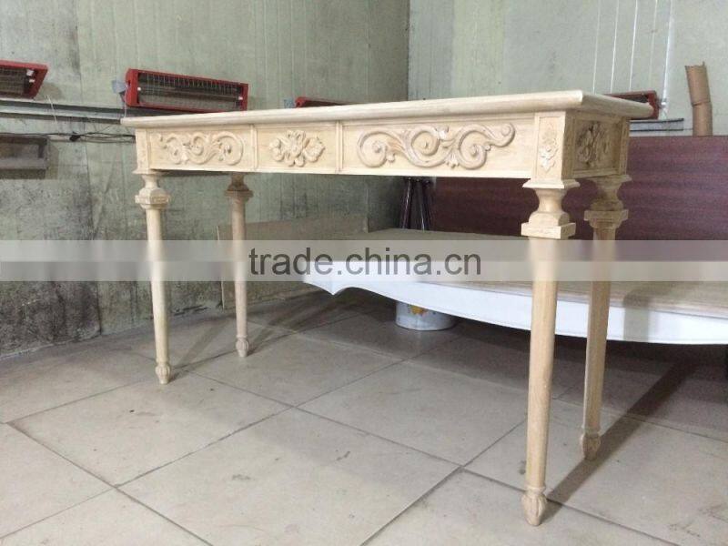 French Neo Classical Louis XVI Style Carved Console table