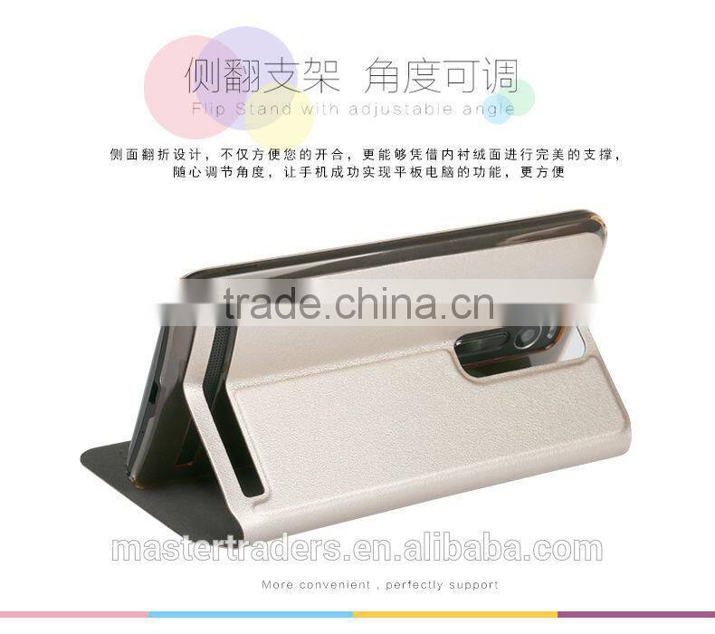 Original USAMS Muge Series Wallet Flip PU Leather Case With PC Back Cover For ASUS ZenFone 2 MT-3615