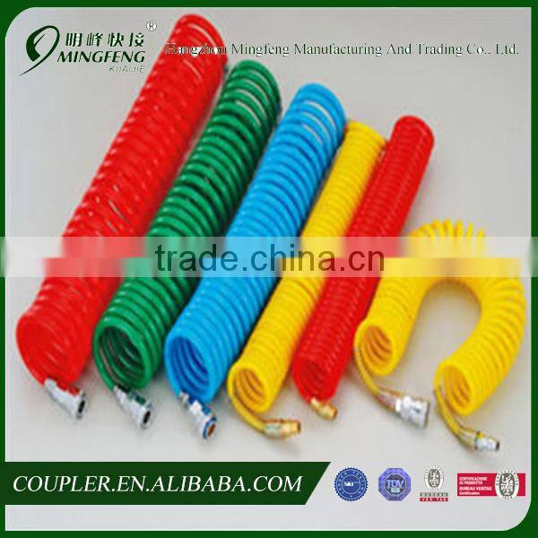 10m/15m PU Coiled Hose, Polyurethane Spiral Tube