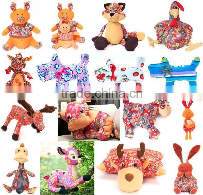 Cloth fabric toy stuffed owl animal toy