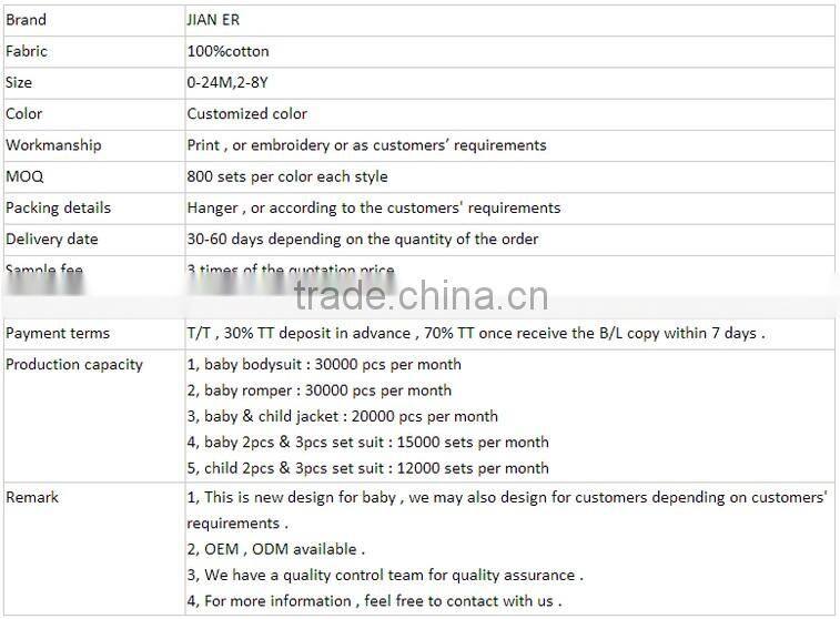 Software Children clothes for Sport and Sleeping in kinds of Places Baby Two Set Clothing