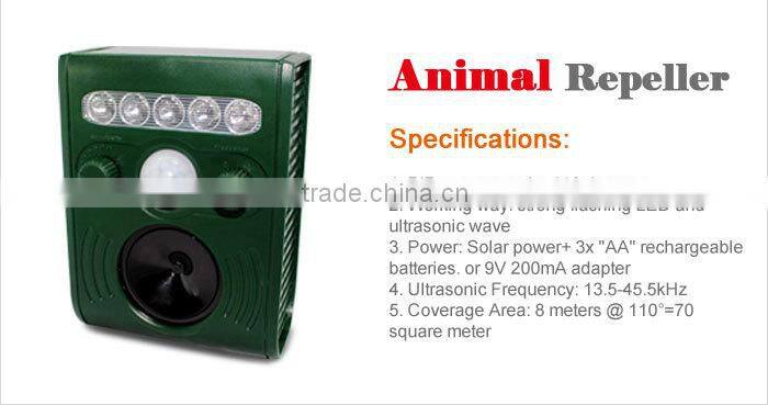 GH-191B Factory offer newest solar animal repeller