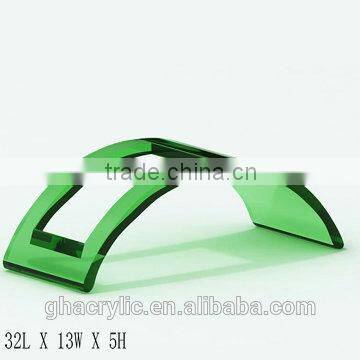 Classic Excellent Acrylic Single Wine Bottle Display Rack