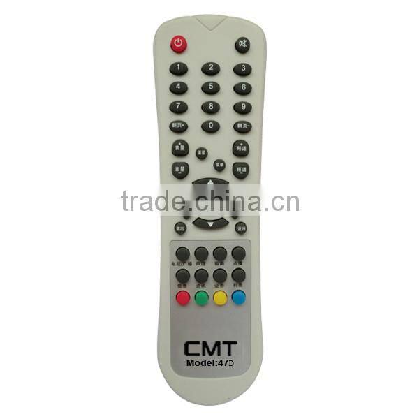 47 keys silicone ABS infrared dvb universal remote control