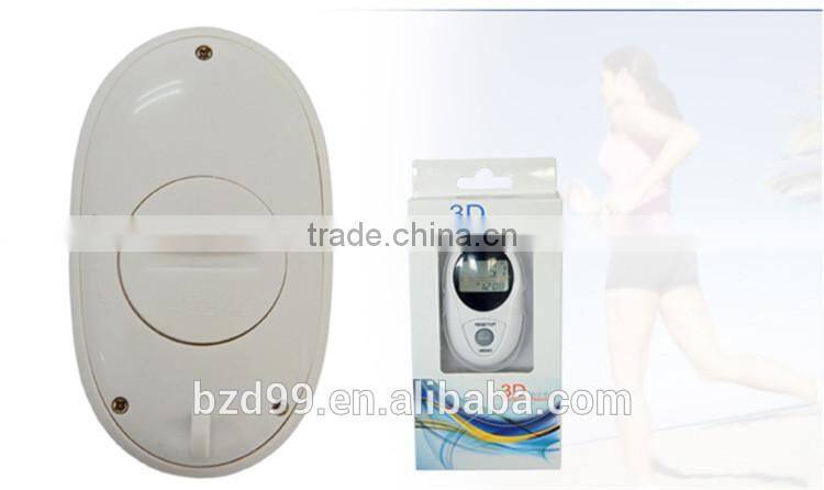 New Multi-functional Digital Porket Walking 3D Pedometer with 12/24 Time System and 7days Memory Pedometer /OEM/ODM Manufacturer