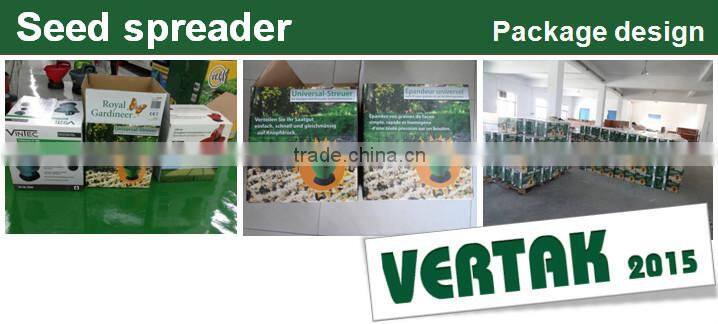 New arrival electric seed spreader,2.7L seed spreader with CE/GS/EMC certificates