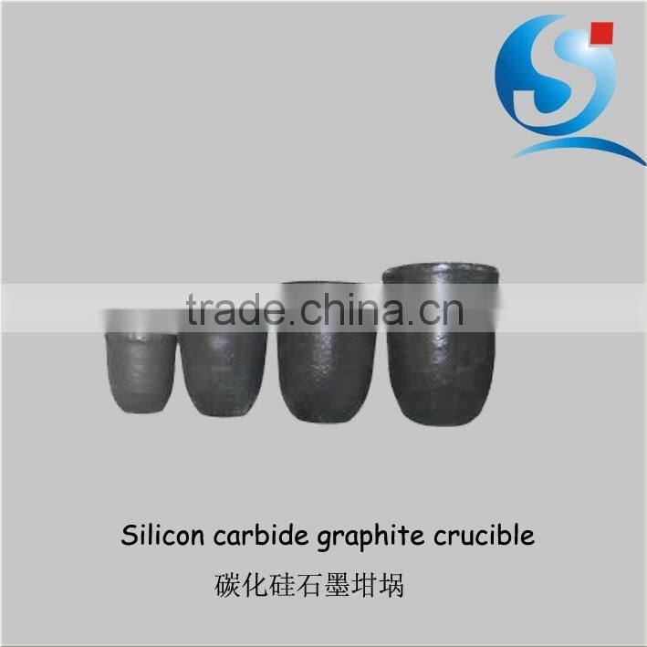 Copper melting Silicon carbide graphite crucibles