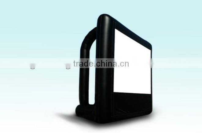 High grade commercial used inflatable movie screen for advertising events