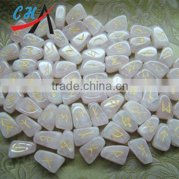 wholesale rose quatz runes set