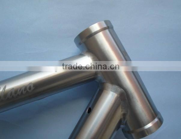 Hottest style 3AL2.5V internal cable routing WTL-S074 titanium road bike frame
