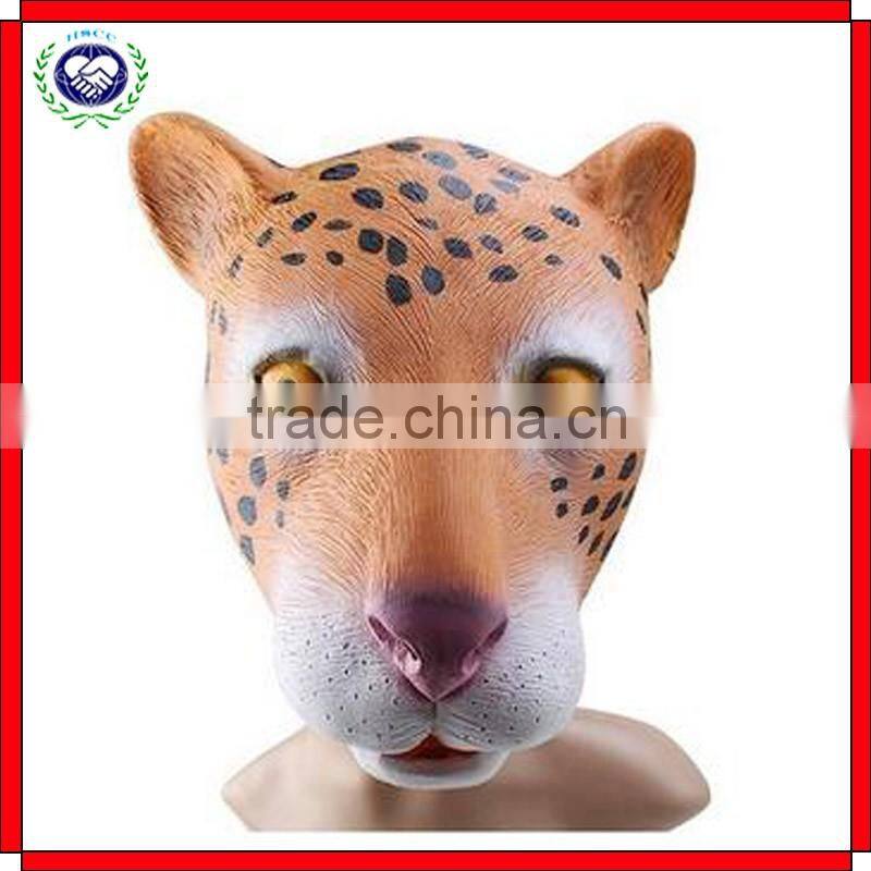 Eco-friendly Halloween Cosplay Custom Lion Head Latex Mask