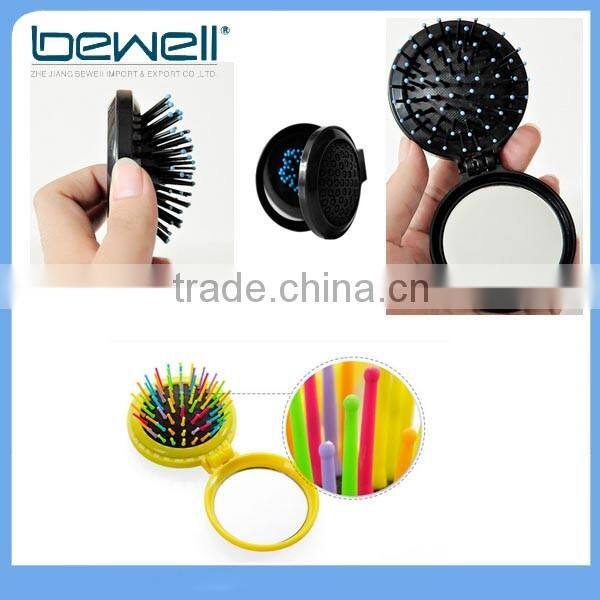 Specialty Folding Pocket Mirror, Pop Up Brush Mirror