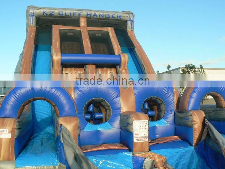 33 ft tall giant inflatable climb slide obstacle for kids and adults