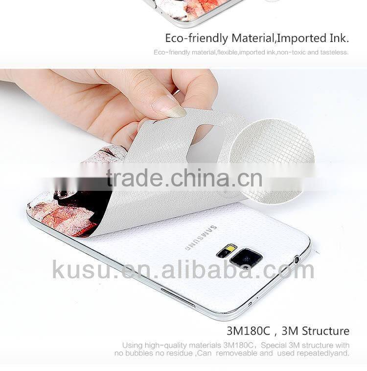 3m cell phone vinyl sticker for samsung galaxy S5 factory