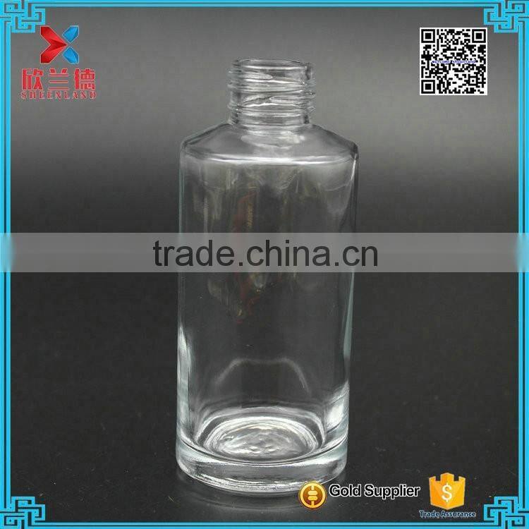 2016 100ml diffuser reed bottle wholesale round shape glass