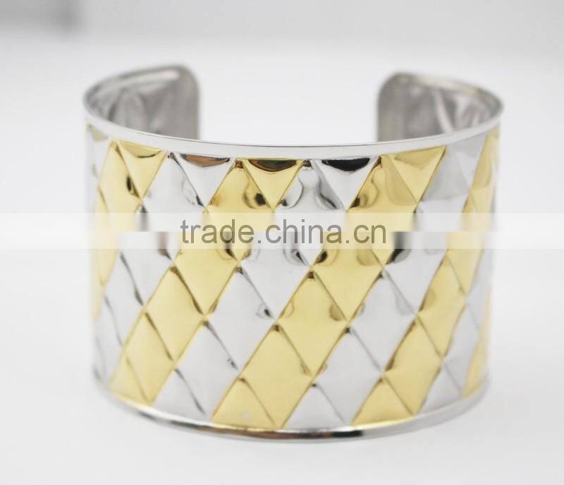 Stainless Steel Bangle Jewelry Engraved Cuff Bracelet