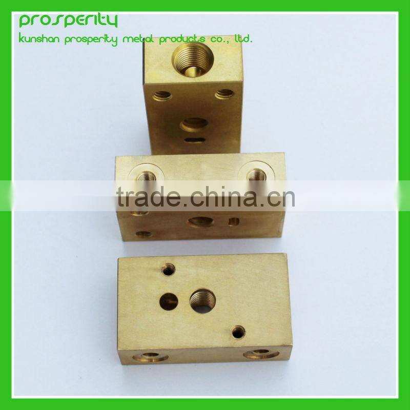 custom cnc machining brass parts by central machinery lathe
