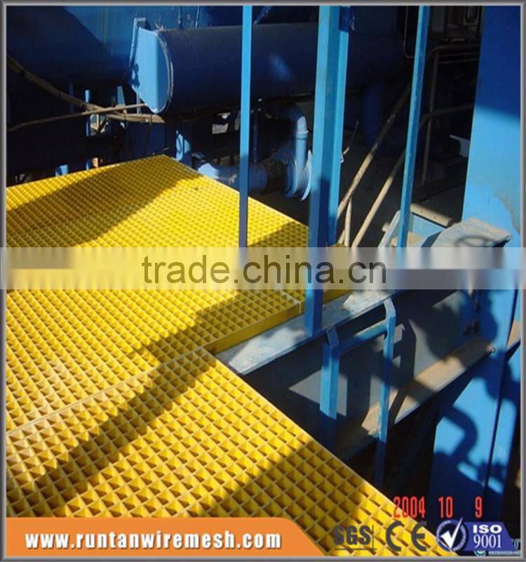 Small Density Corrosion resistant and fire resistant FRP molded grating,fiberglass pultruded profiles,GRP grating ( ISO9001)