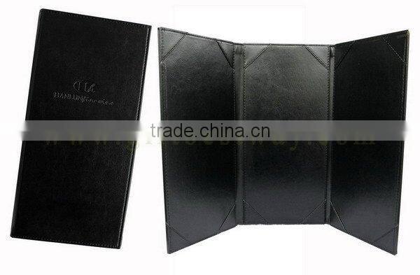 3-folder menu cover