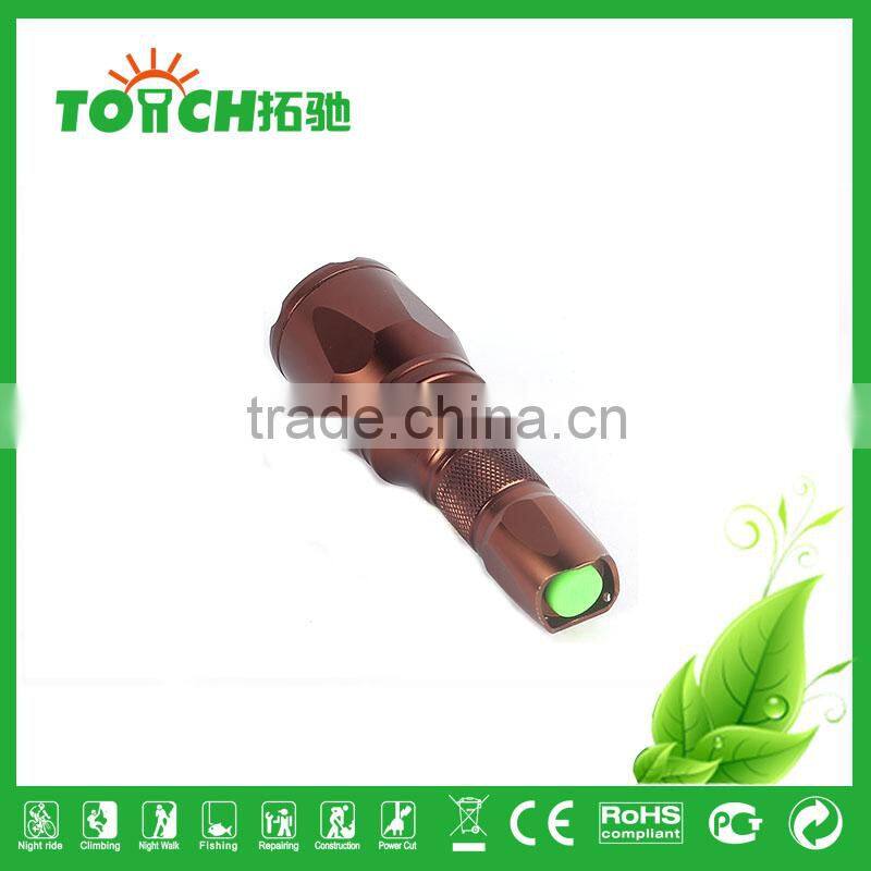 2015 Newly Big Rang Zoomable XML T6 LED Rechargeable Flashlight Torch