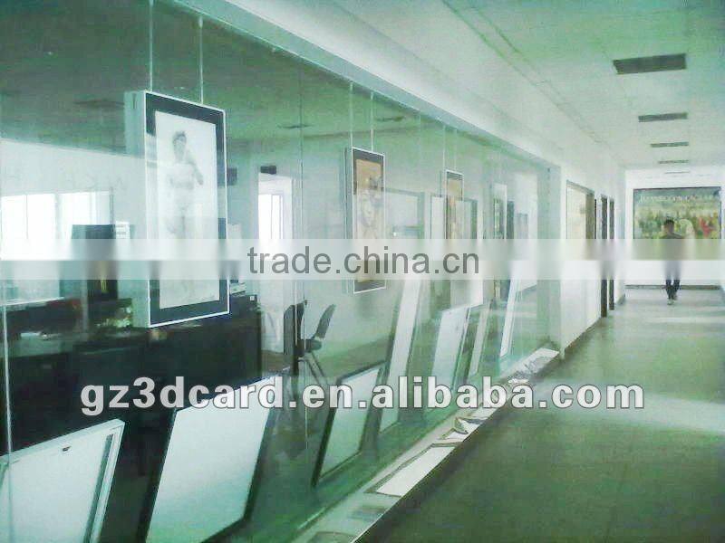 HD PET high quality Lenticular 3D poster of building 3d advertising picture