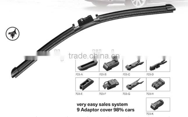 Universal multi-functional windshield wiper blade