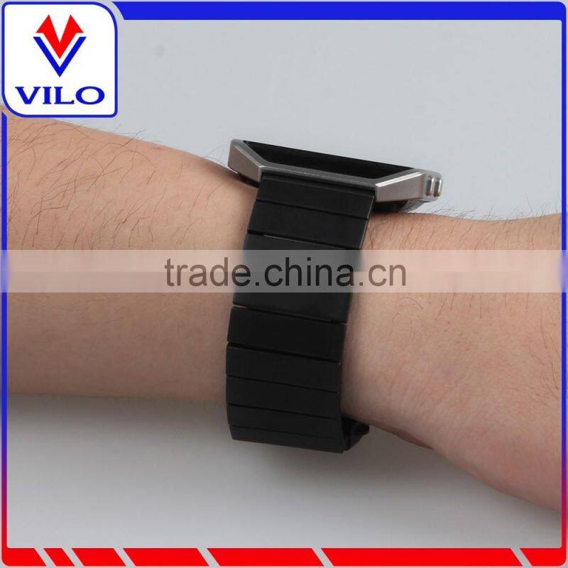 Original 1:1 316L stainless steel metal bracelet link band for Fitbit blaze