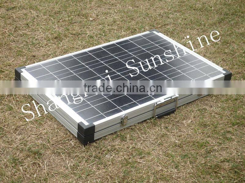 120W folding solar camping kit